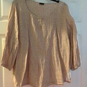 Talbots linen blouse